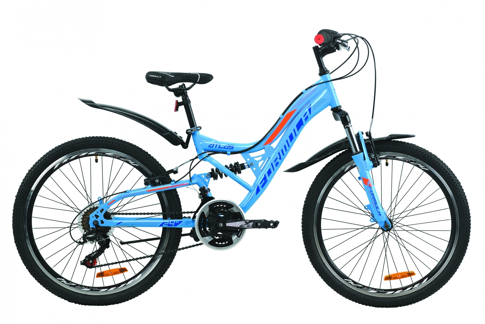 

Велосипед ST 24" Formula ATLAS AM2 Vbr рама-14 с крылом Pl 2020 Голубой