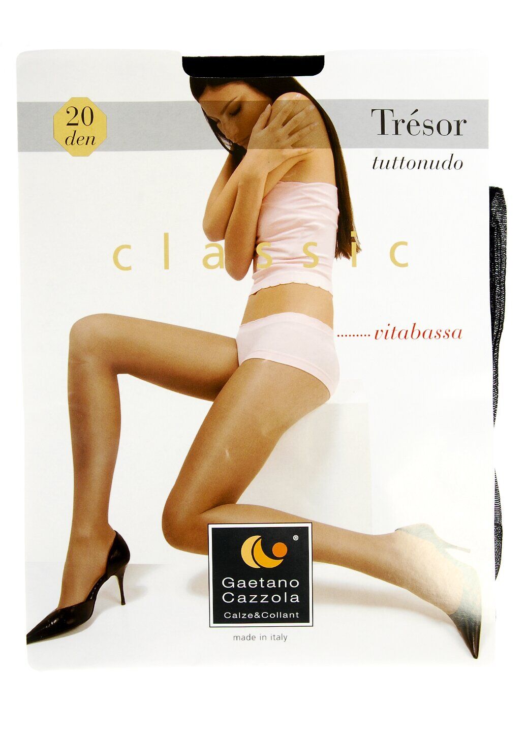 

Женские колготки 20 den Gaetano Cazzola 4-XL черный WE-110072