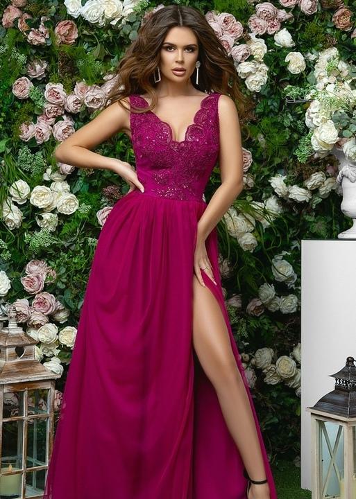 

Платье G&M k-65976 42 Размер цвет малиновый