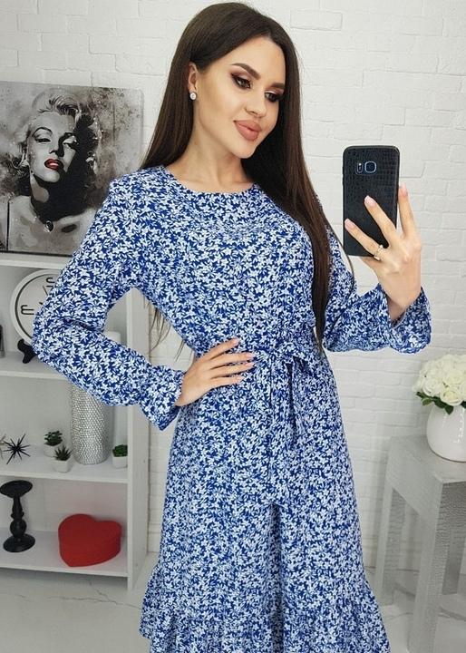 

Платье G&M k-65989 - Размер цвет синий мелкий цветочек, Платье G&M k-65989 46-48 Размер цвет синий мелкий цветочек