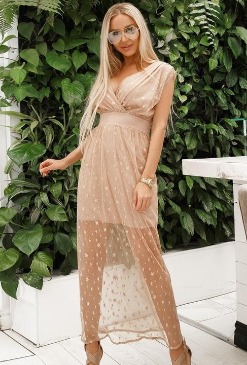 

Платье G&M k-65708 42-44 Размер цвет бежевый