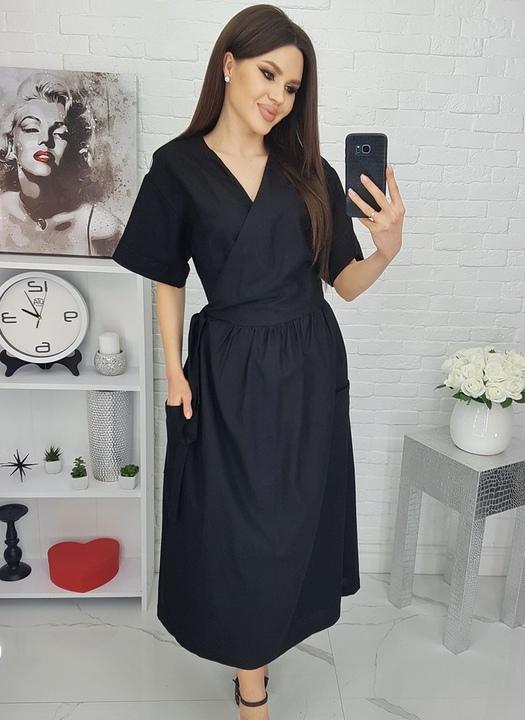 

Платье G&M k-66728 универсальный - Размер цвет черный, Платье G&M k-66728 универсальный 42-46 Размер цвет черный