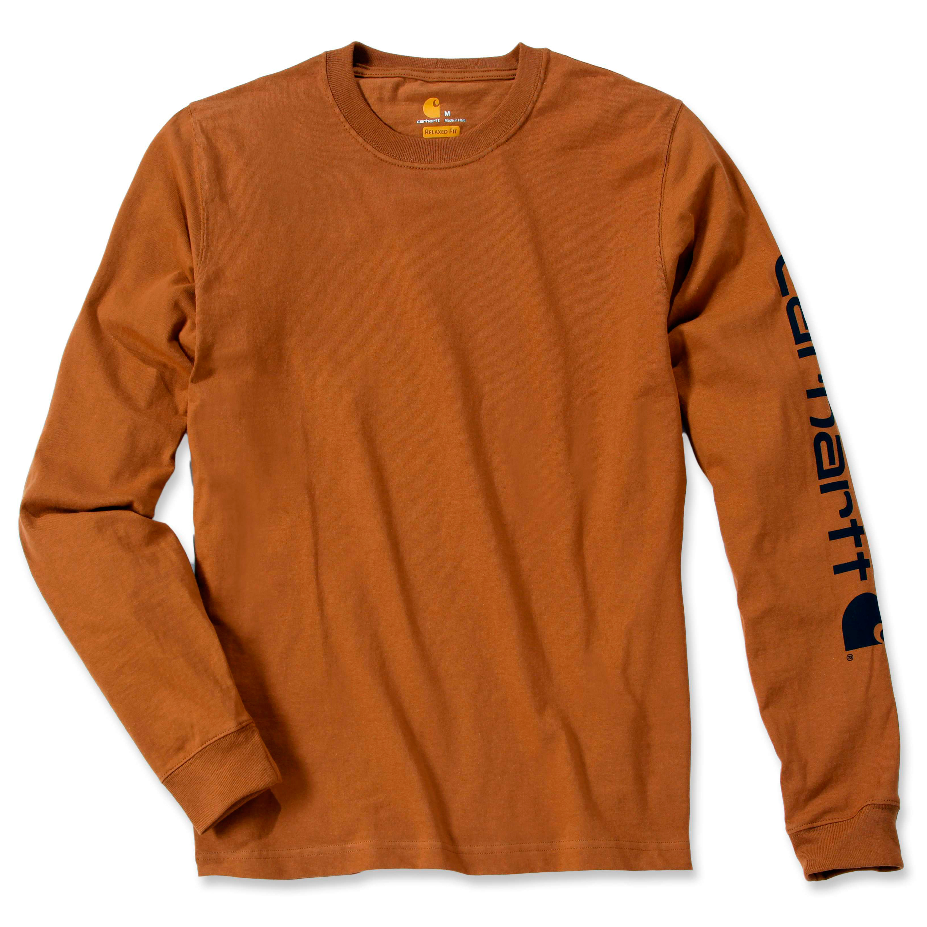 

Футболка с длинным рукавом Carhartt Sleeve Logo T-Shirt L/S - EK231 (Carhartt Brown, Футболка с длинным рукавом Carhartt Sleeve Logo T-Shirt L/S - EK231 (Carhartt Brown, M)