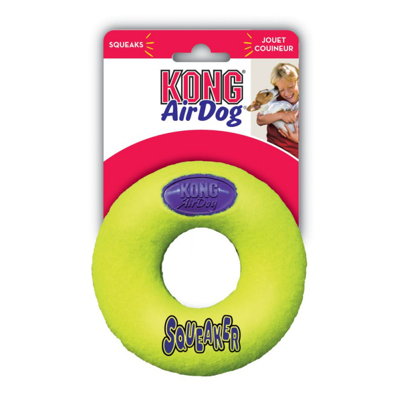 

KONG Air Dog ASD1E Игрушка для собак "Пончик" L 16.5 см