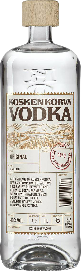 Акція на Водка Koskenkorva 1 л 40% (6412700140001) від Rozetka UA