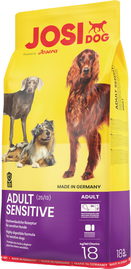 

Сухой корм для взрослых собак JosiDog Sensitive Adult с мясом домашней птицы 18 кг (4032254745501)