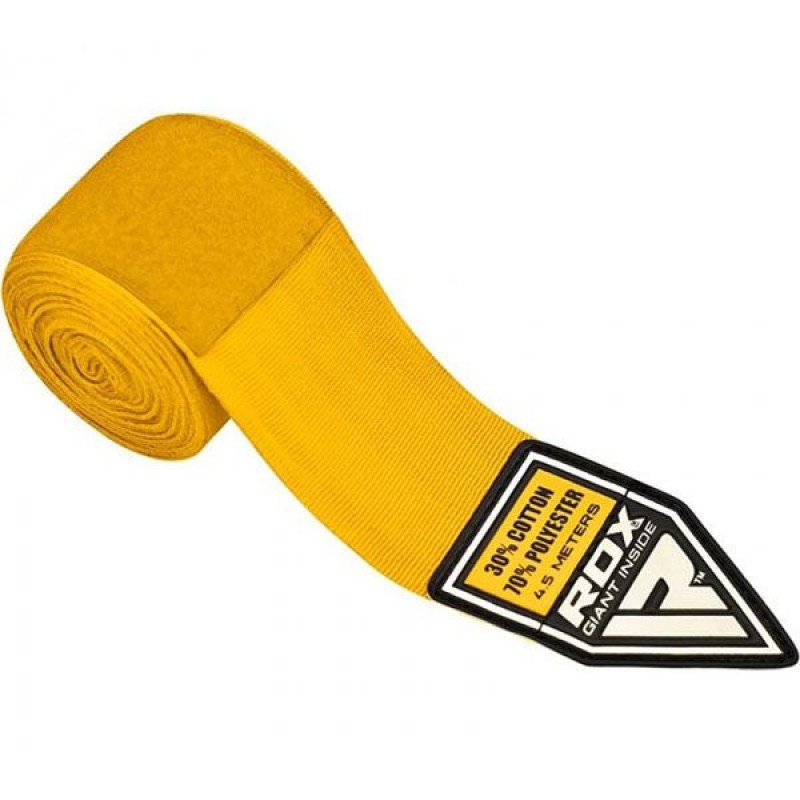 

Бинты боксерские Rdx Yellow 4,5 м, код: RX-10406