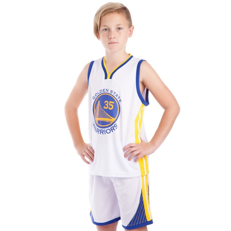 

Форма баскетбольная подростковая PlayGame NB-Sport NBA Golden State 30 M-2XL, код: BA-0973