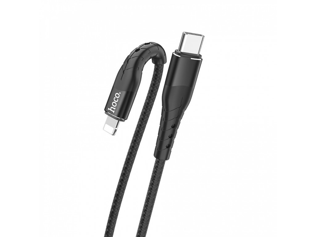 

Кабель Hoco U64 Superior PD Type-C to Lightning Cable (1.2m) black