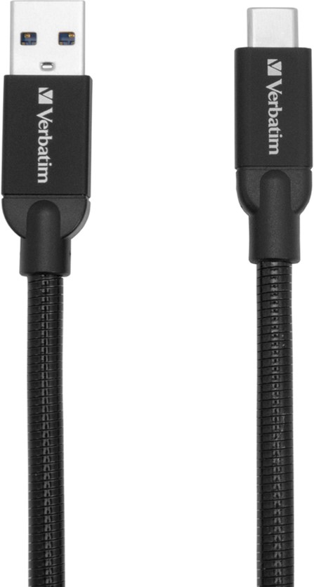 

Кабель Verbatim USB-C - USB-A 1 м Черный