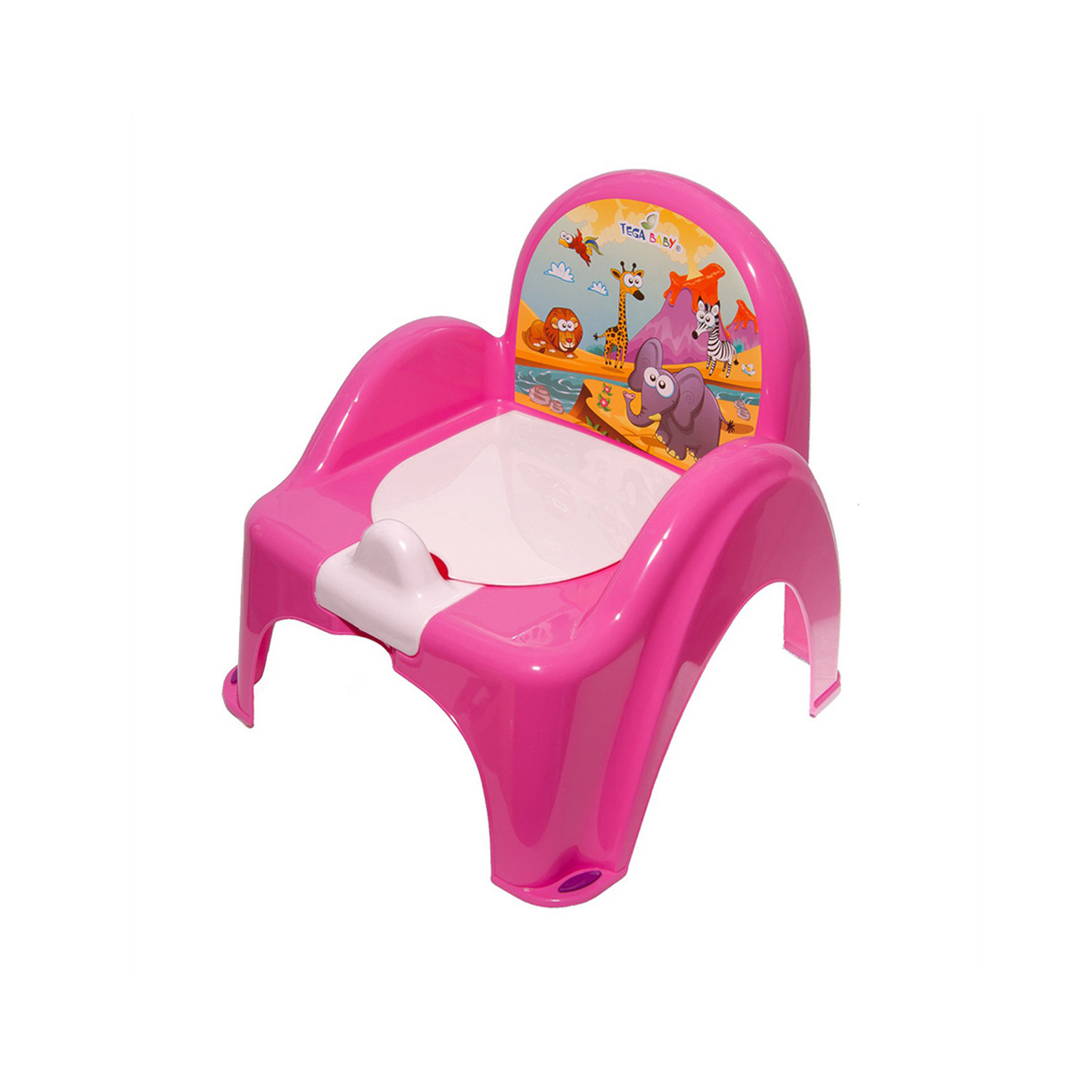

Горшок-стульчик Tega baby Сафари малиновый SF-010-127