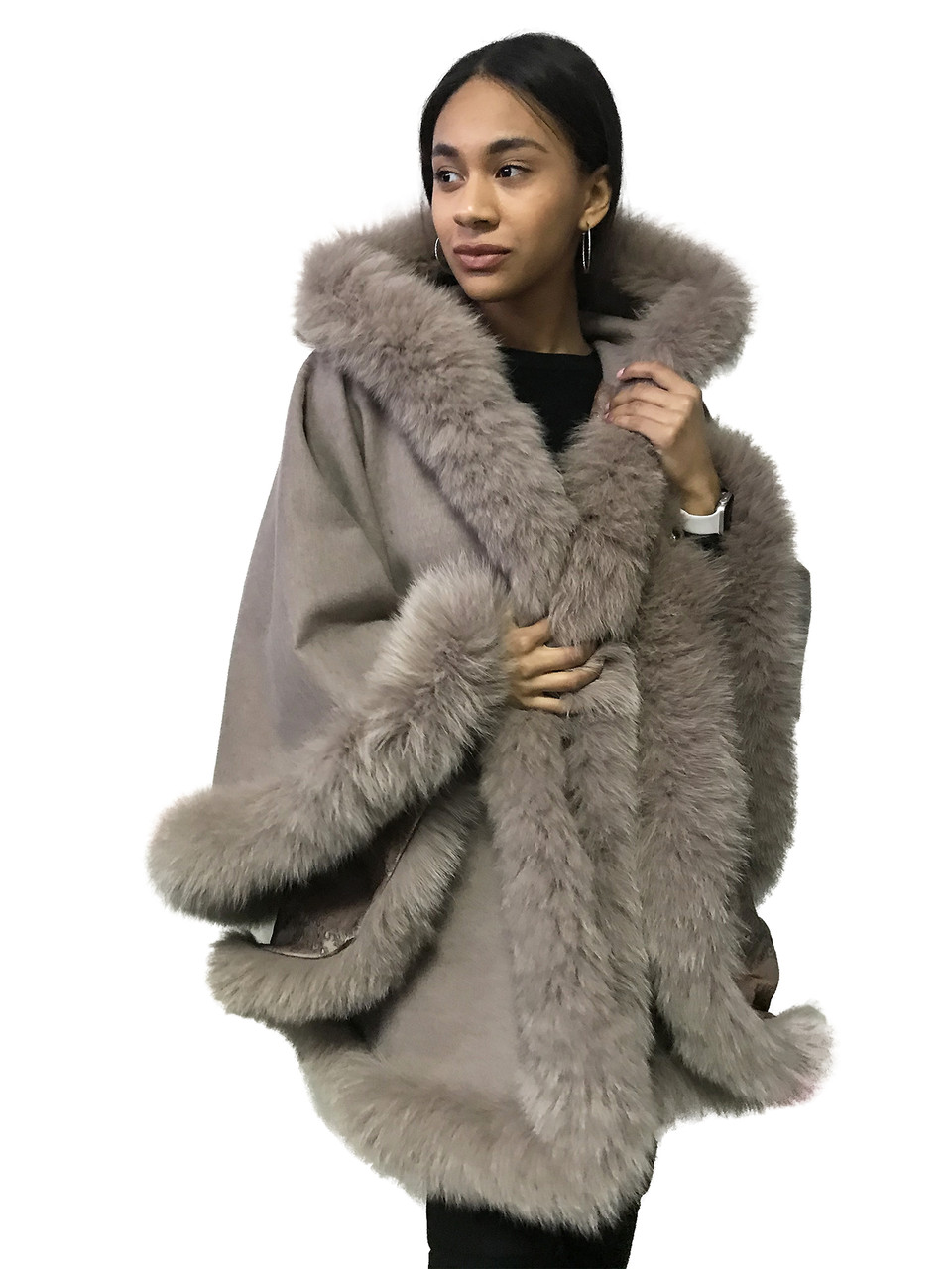

Пончо Кейп Пальто RizhikOva 85 см Beige One size RO-1831