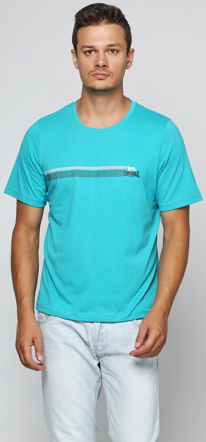 

Футболка Lonsdale 595037-90 S Бирюзовая