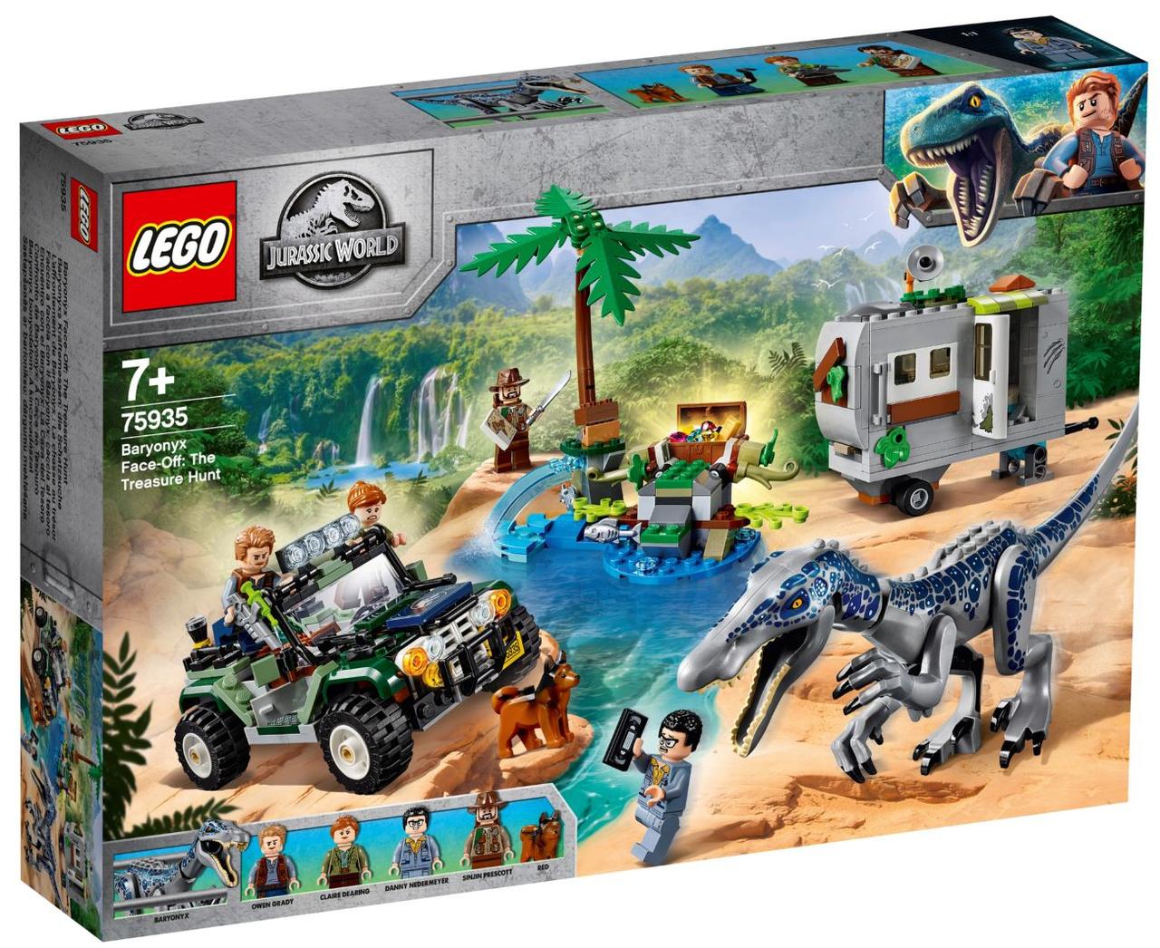 

Lego Jurassic World Поединок с бариониксом: охота за сокровищами 75935