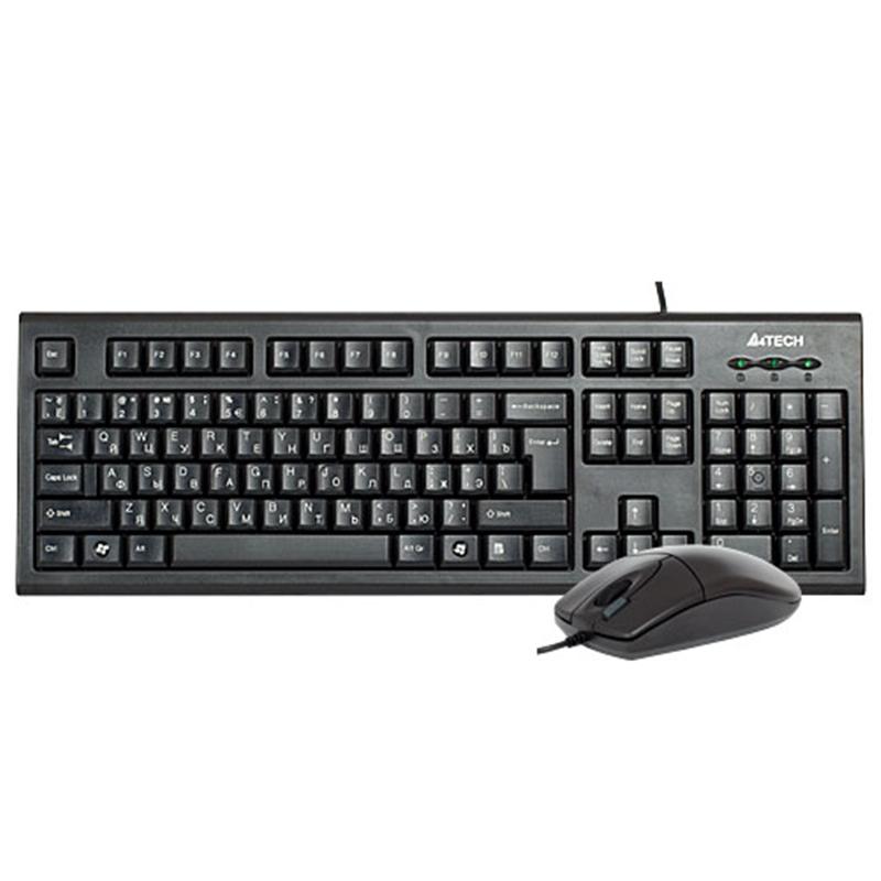 

Комплект клавиатура + мышь A4Tech KR-8520D Black USB