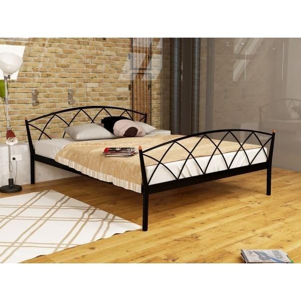 

Кровать Jasmine Elegance-2 Метакам односпальная 80х200 см. Черный