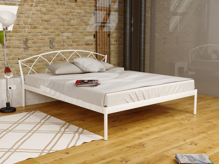

Кровать Jasmine Elegance-1 Метакам 180х190 см. Белый