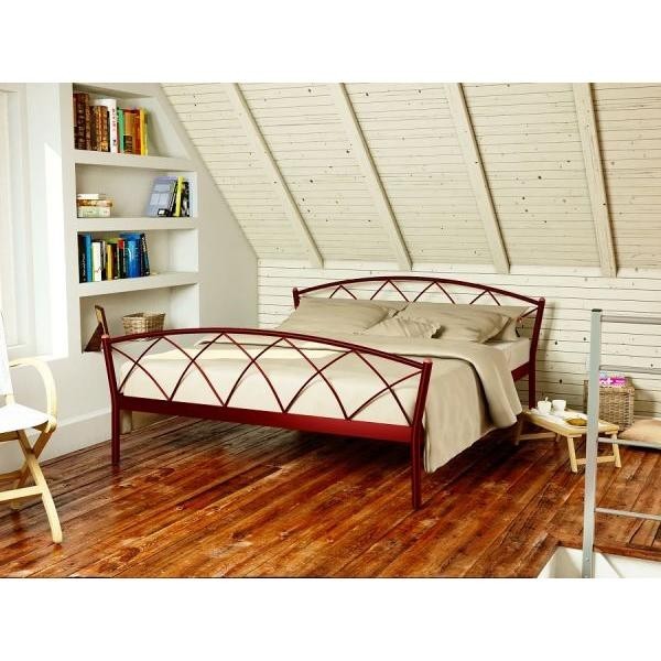 

Кровать Jasmine-2 Метакам 120х200 см. Красный лак