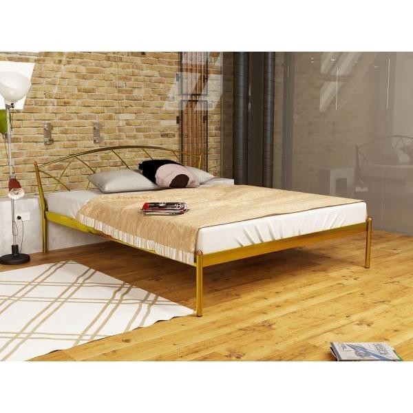 

Кровать Jasmine Elegance-1 Метакам односпальная 90х200 см. Золото