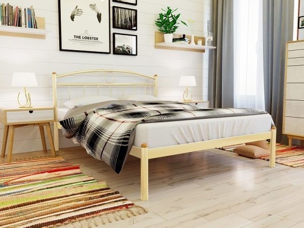 

Кровать Inga Метакам 180х200 см. Бежевый