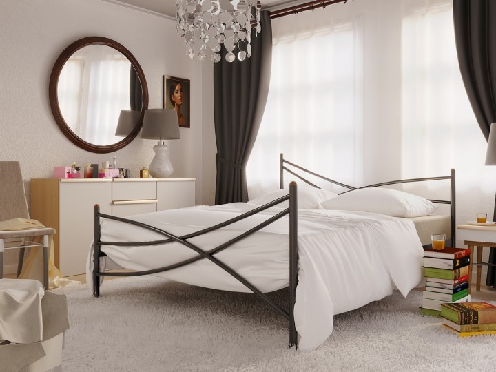 

Кровать Liana-2 Prestige Метакам 160х190 см. Черный