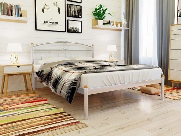 

Кровать Inga Метакам 160х190 см. Белый