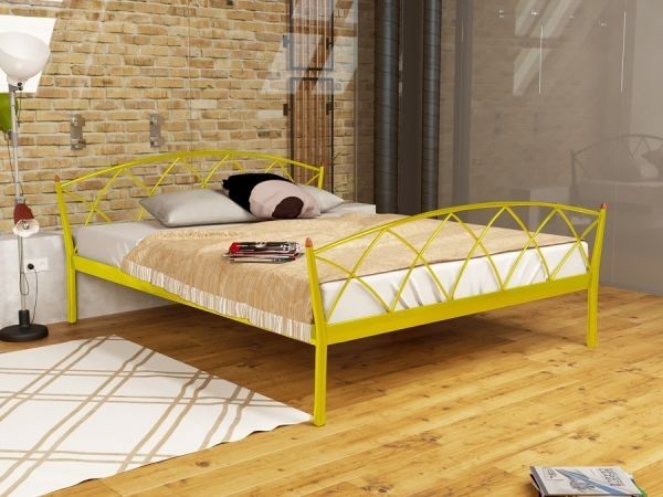 

Кровать Jasmine Elegance-2 Метакам 180х190 см. Желтый