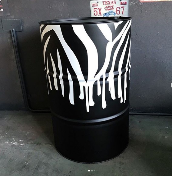 

Стол бочка Craftmetal Black&white
