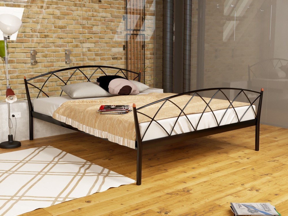 

Кровать Jasmine Elegance-2 Метакам 120х200 см. Коричневый