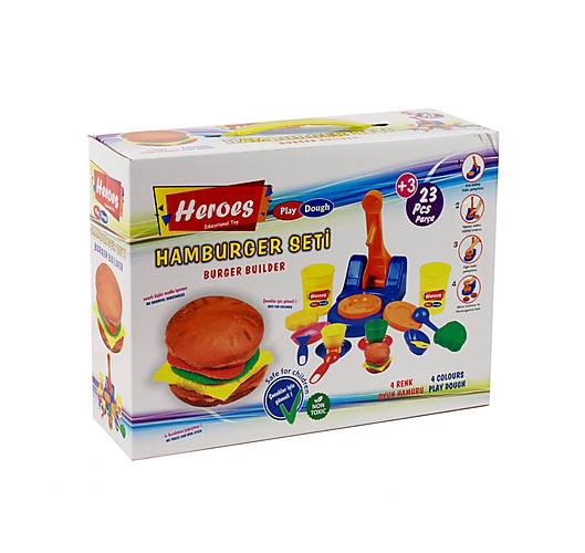 

Набор "Фабрика гамбургеров" (23 элемента) Play Toys (538)