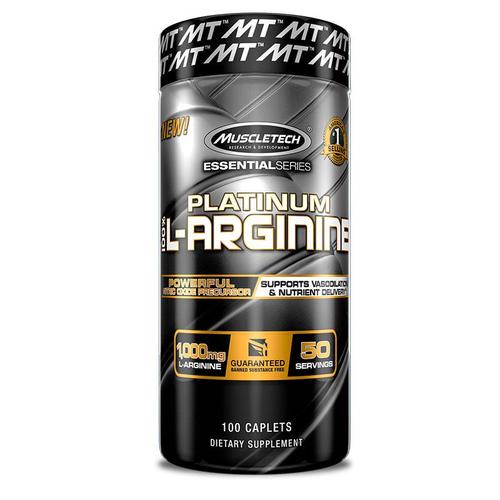 

Аминокислота Muscletech Platinum 100% L-Arginine, 100 каплет