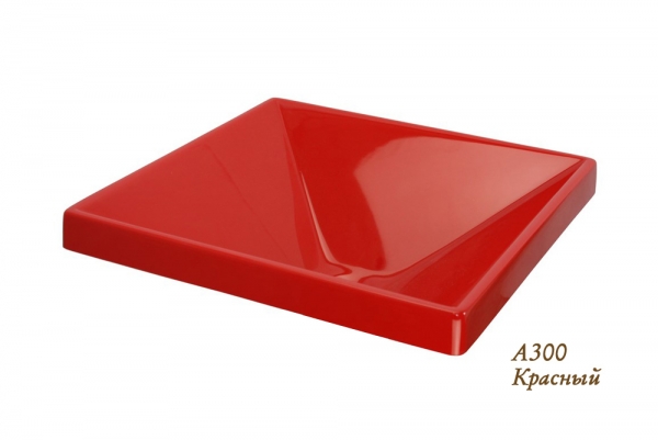 

Раковина квадратна Snail Альтаир А300 116A300 красная (21730)