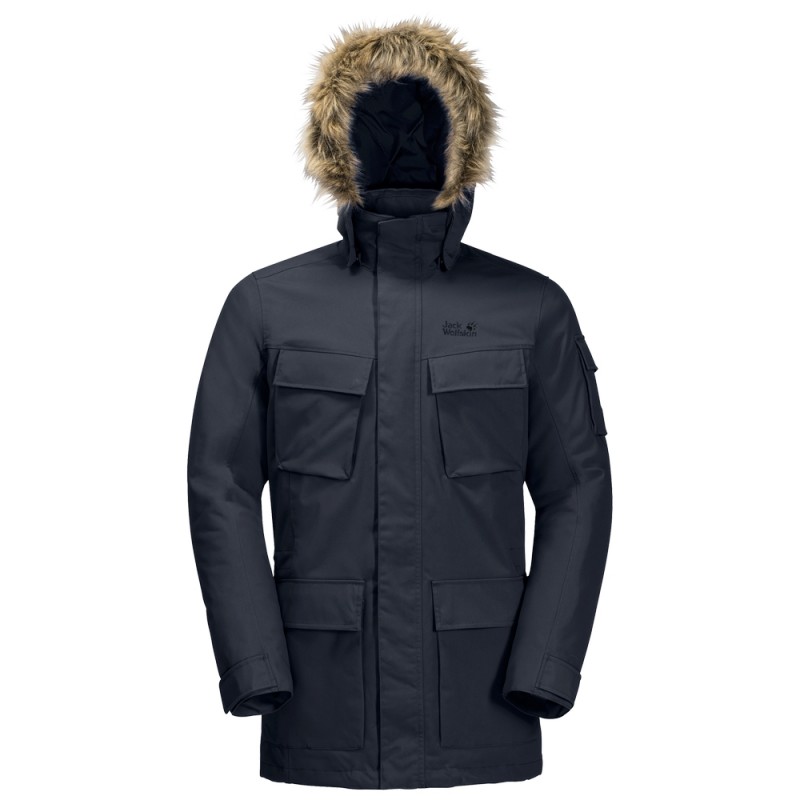 

Парка GLACIER CANYON PARKA Jack Wolfskin 1107673-1010  Синий, Парка GLACIER CANYON PARKA Jack Wolfskin 1107673-1010 L Синий