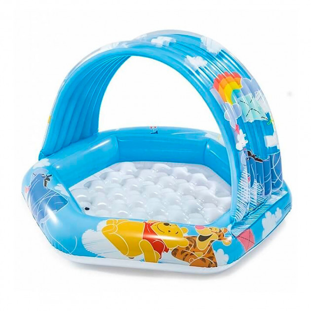 

Intex Бассейн 58415 WP Винни Пух с навесом, 109-102-71 см, 41л