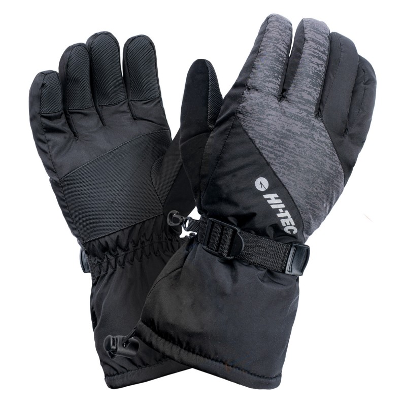 

Перчатки горнолыжные ELIM Hi-Tec ELIM-BLACK S-M Черный