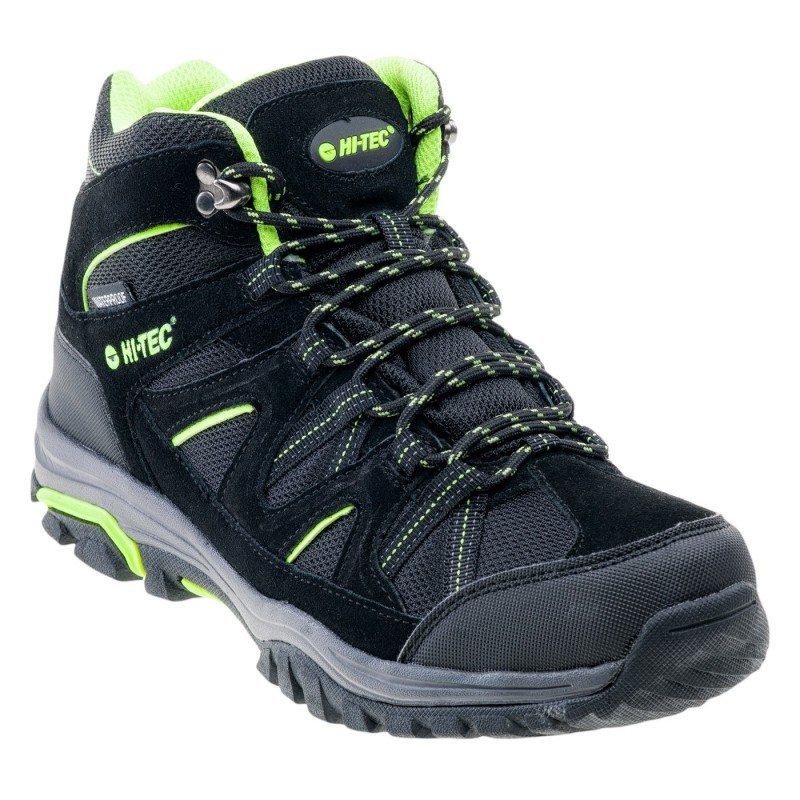 

Ботинки RAPOSO MID WP Hi-Tec RAPOSO MID WP-BLK/LIME/DK GRE 43 Черный Серый Зеленый