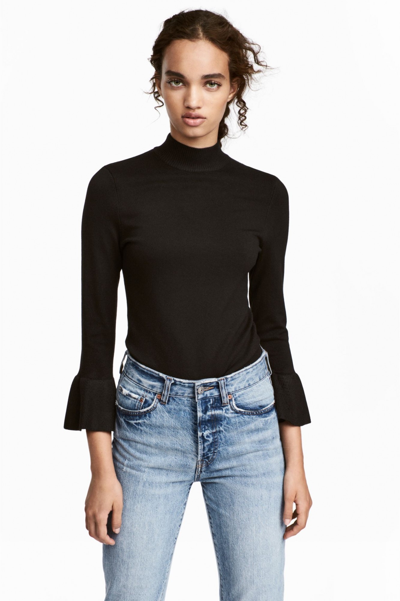 

Джемпер H&M M черный 4597105RP2