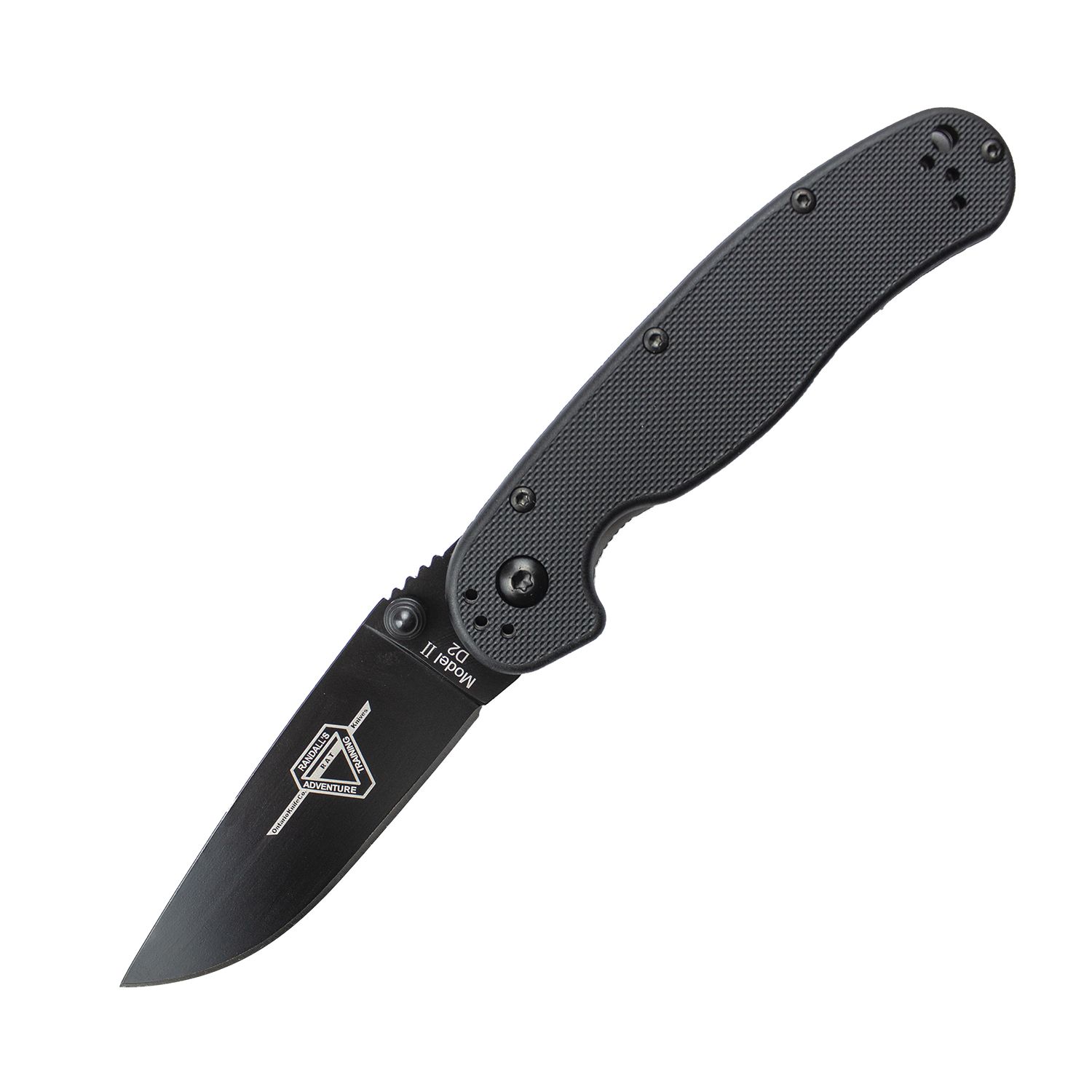 

Нож Ontario RAT-II D2 Black Black (ON8830)