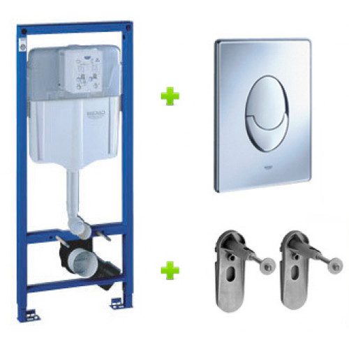 

Инсталляция GROHE Rapid SL 3 в 1, для подвесного унитаза 38721001
