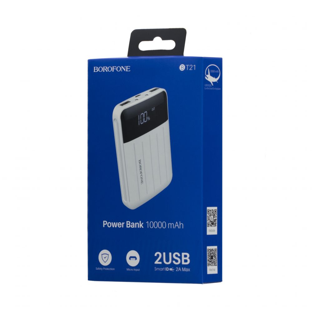 Внешний аккумулятор Power Bank Borofone BT21 10000 mAh SKL11-230614 ...