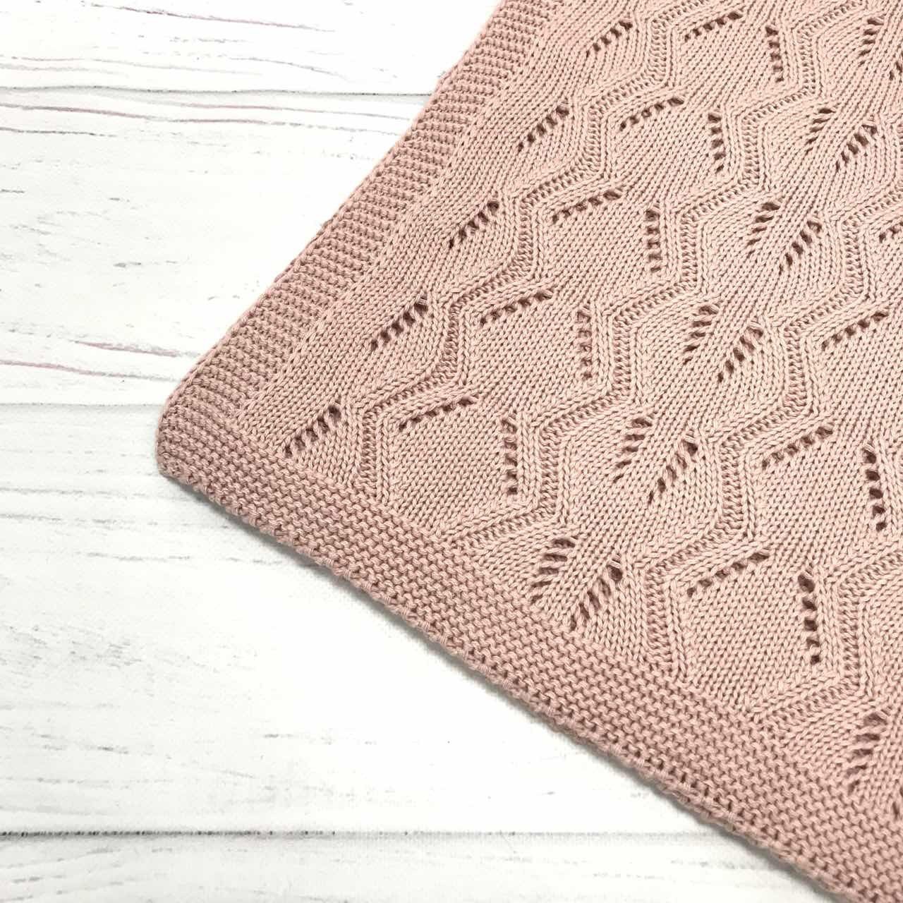 

Плед волна розовый Lukoshkino