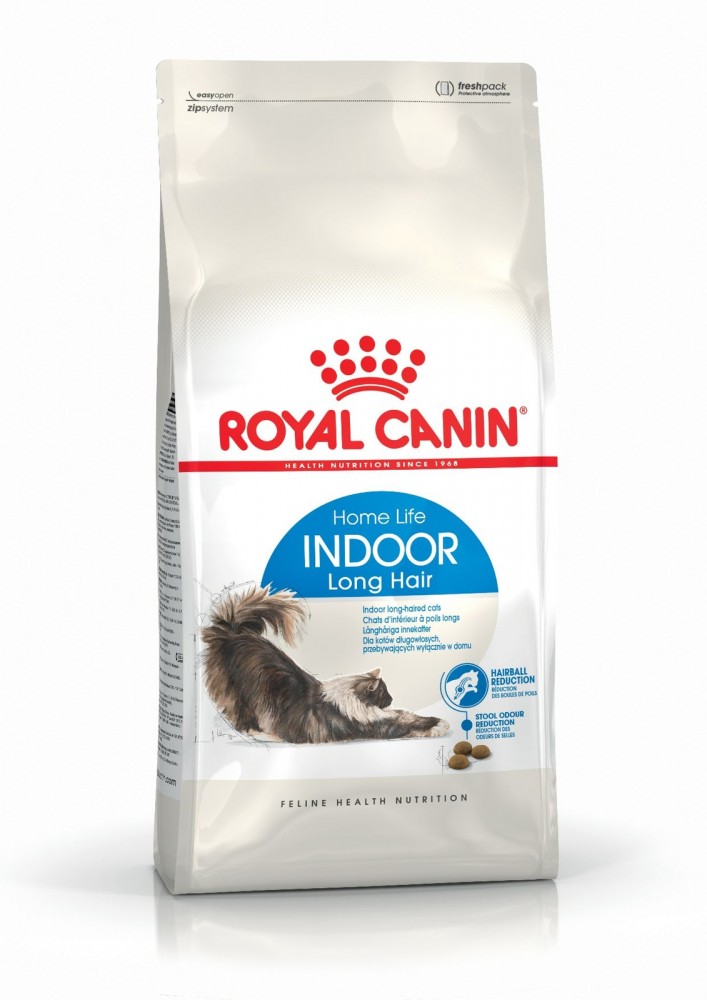 

Корм для длинношерстных кошек постоянно живущих дома Royal Canin Indoor Long Hair 35 2 кг (2549020)