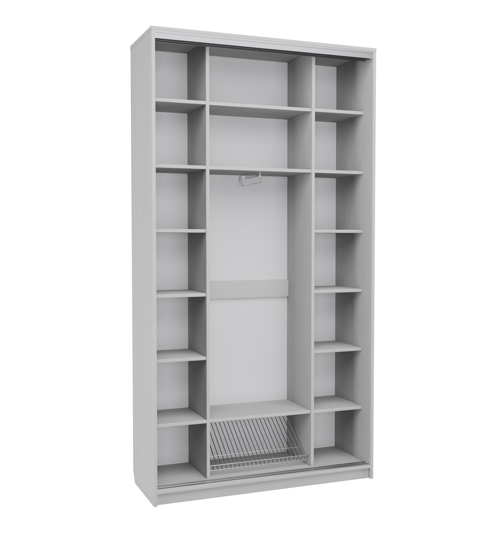 

Шкаф - купе MebelLoft Зеркало 1200 х 450 х 2400 двухдверный 1828