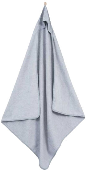 

Махровое детское полотенце Jollein с капюшоном 100x100 Pale Grey