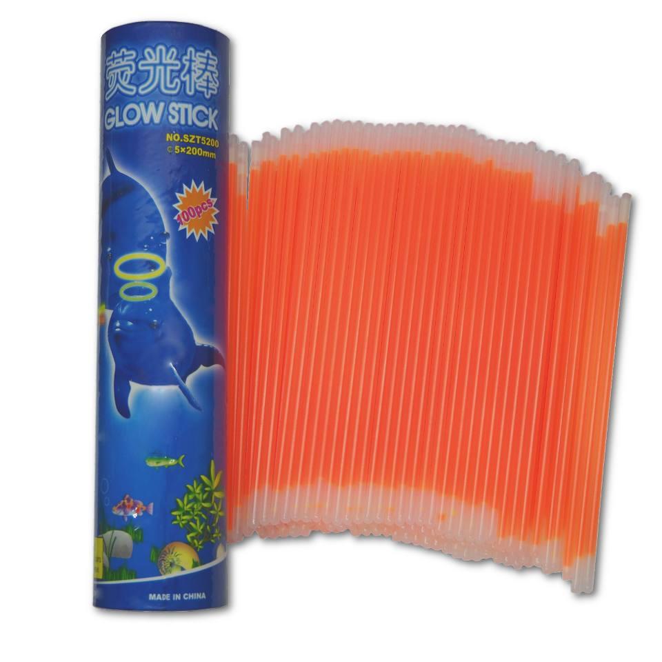 

Неоновые палочки светящиеся SoFun glow stick оранжевый 100 штук