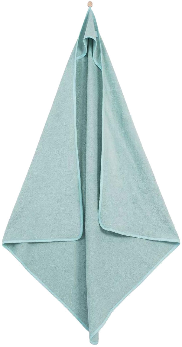 

Махровое детское полотенце Jollein с капюшоном 100x100 Soft Green