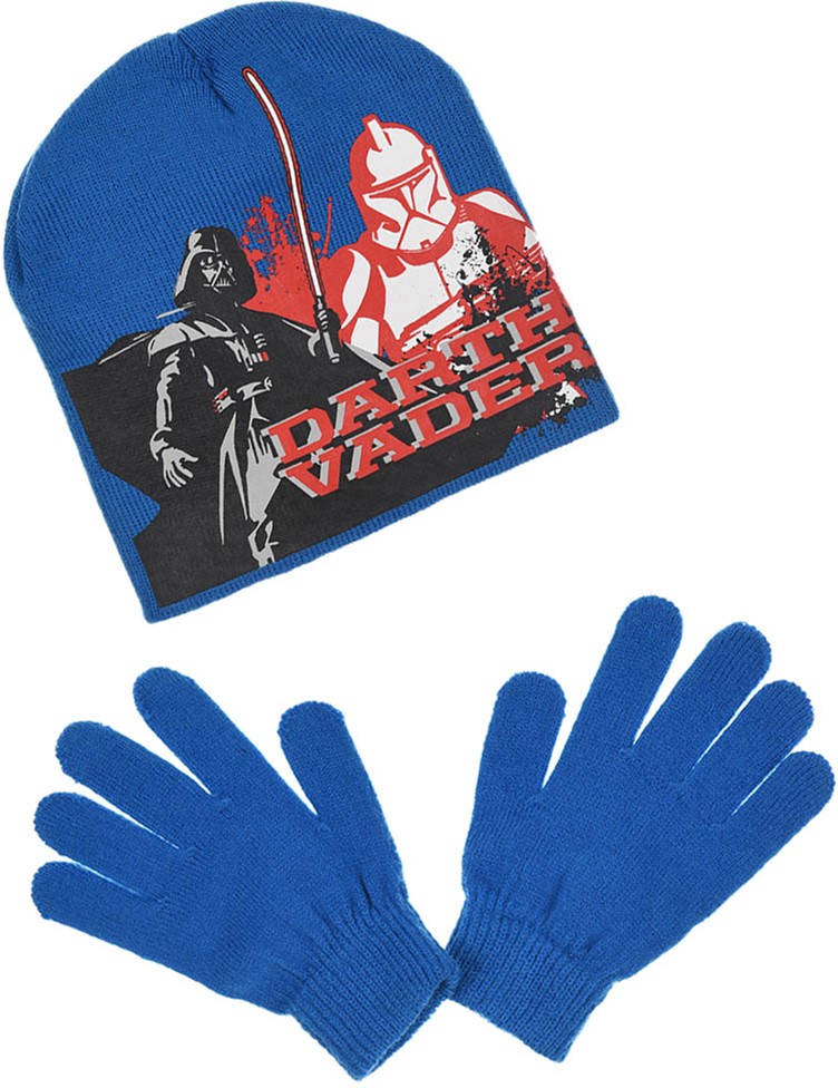 

Зимняя шапка + перчатки Disney Star Wars PH4263 52 см Blue