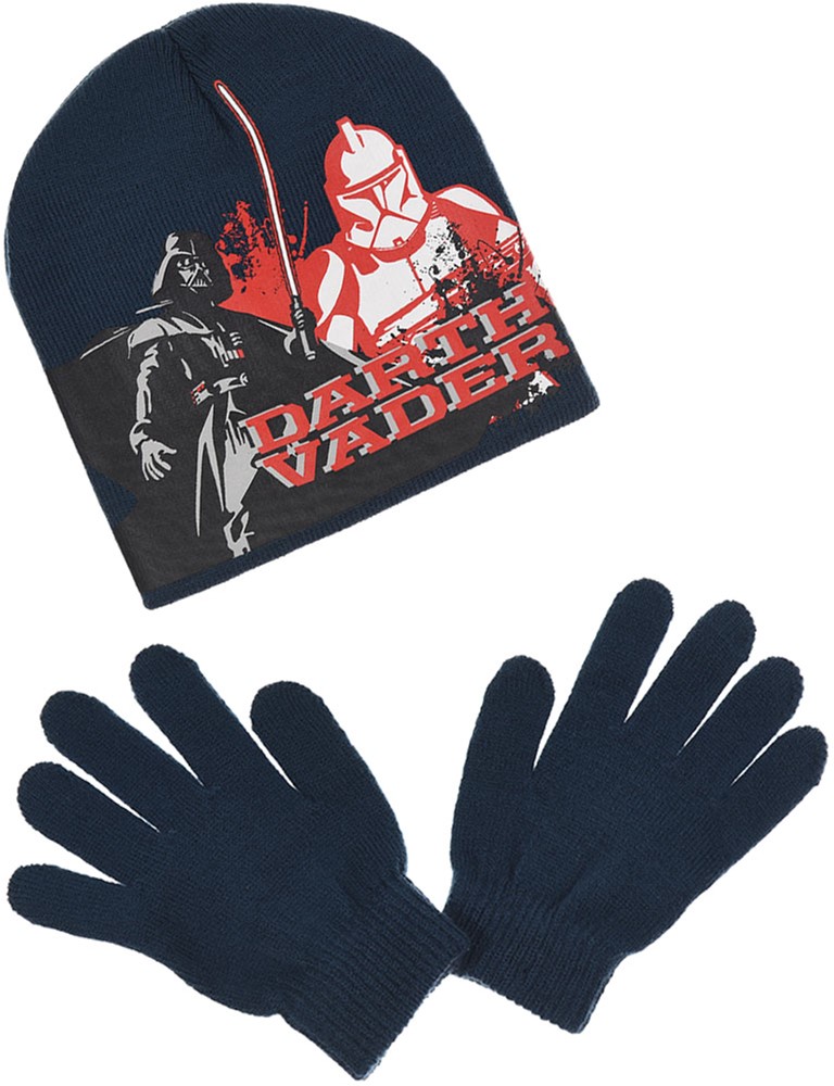 

Зимняя шапка + перчатки Disney Star Wars PH4263 52 см Navy