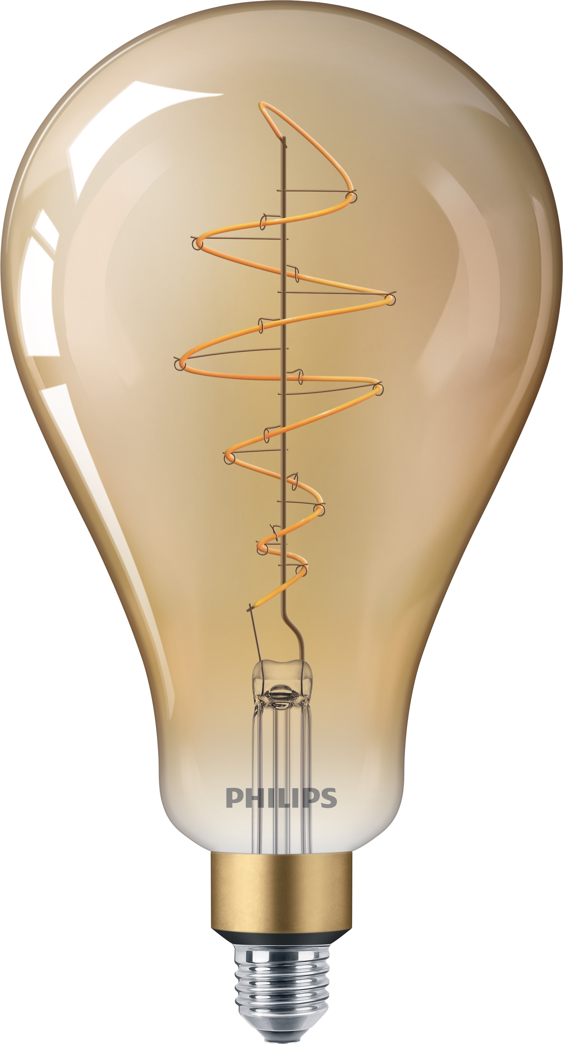 

Светодиодная лампа Philips Filament LED classic-giant 40W E27 A160 GOLD DIM (929001873501)