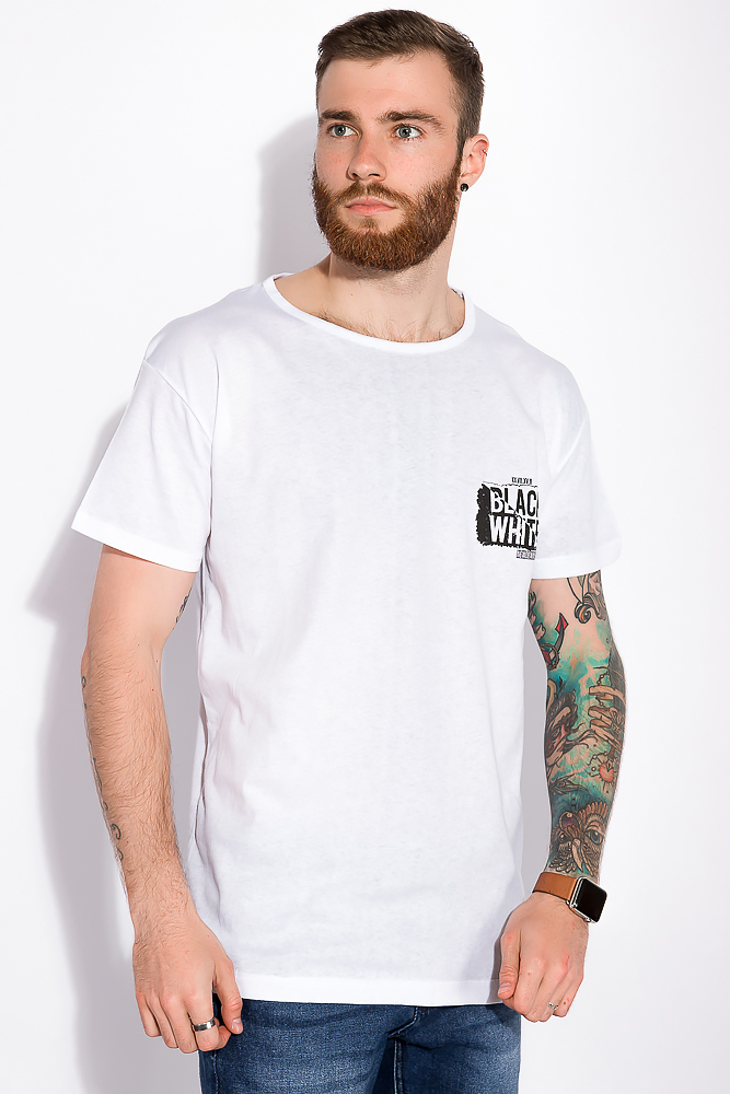 

Футболка с круглым вырезом Time of Style 134P003-4 5XL Белый